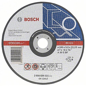 Bosch tiesus pjovimo diskas 180 mm.