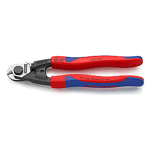 Knipex 9562190 Kabelio užspaudimo įrankis mėlynas, raudonas kabelio gnybtas, kirpimo mašinėlės