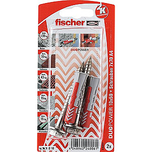 Fischer DUOPOWER 10X50 S A4 K DE