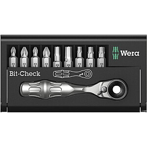 Набор бит Wera Zyklop mini 8001A 1/4" — 10 предметов — 05073645001