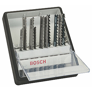 Bosch 2607010540Bosch 2607010540 Набор полотен для лобзика по дереву, 10 предметов