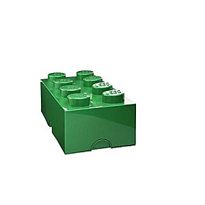 Kopenhagos kambario LEGO Storage Brick 8, žalia - RC40041734