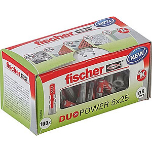 Fischer DUOPOWER 5x25 LD 100шт.