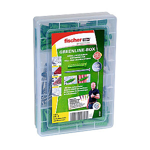 Fischer master box greenline SX S plus A2 - kaiščiai - 120 vnt - su varžtais