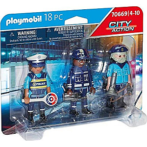 Набор фигурок Playmobil Police — 70669