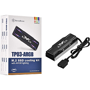 Silverstone Technology SST-TP03-ARGB — комплект охлаждения SSD M.2 + ARGB