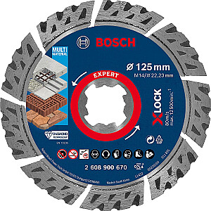 Bosch X-LOCK MultiMat 125x22,23x2,4x12 - 2608900670 ЭКСПЕРТНАЯ ЛИНИЯ