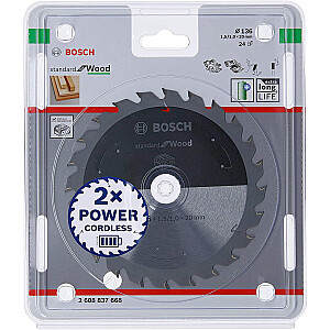 Diskinio pjovimo diskas Bosch Standard for Wood, 136 mm