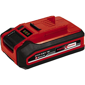 Einhell 18V 4.0Ah Power-X-Change Plus įkraunama baterija (raudona/juoda)