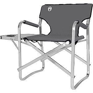 Coleman aliuminio šezlongas su stalu 2000038341, stovyklavimo kėdė (pilka / sidabrinė)