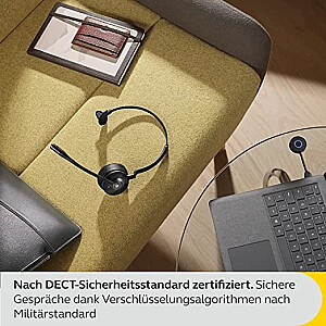 Jabra Engage 55 MS, ausinės (juodos, USB-A, mono)