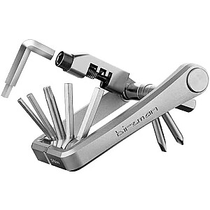 Daugiafunkcis įrankis Birzman M-Torque 10 (sidabras, 10 įrankių)