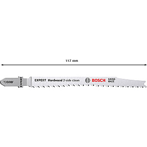 Šluostė dėlioniniam pjūklui Bosch Expert T 308 BF kietmedžiui, valoma iš 2 pusių (3 vnt.)