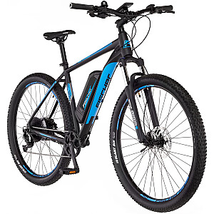 Велосипед FISCHER Montis EM1724.1 (2022 г.), Pedelec (черный/синий, рама 51 см, 29)