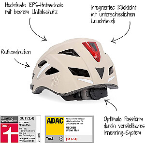 Велосипед FISCHER Urban Plus Miami, шлем (красный, L/XL)