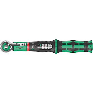 Динамометрический ключ Wera Safe-Torque A 1 (черный/зеленый, квадрат 1/4 дюйма, 2–12 Нм)