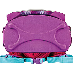 Herlitz Loop Plus Funky Horse mokyklinis krepšys (violetinė / rožinė, įskaitant 16 dalių mokyklinį dėklą, pieštukų dėklą, sportinį krepšį)