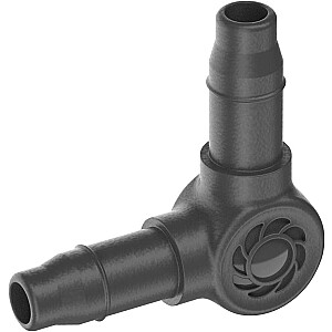 Gardena Micro-Drip-System L formos 4,6 mm (3/16), jungtis (tamsiai pilka, 10 vnt., modelis 2023)