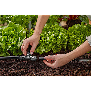 Gardena Micro-Drip-System Tee 13 mm (1/2), jungtis (tamsiai pilka, 2 vnt., modelis 2023)