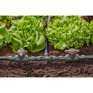 Gardena Micro-Drip-System Tee 13 mm (1/2), jungtis (tamsiai pilka, 2 vnt., modelis 2023)