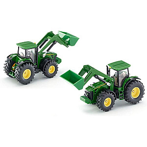 SIKU FARMER John Deere с фронтальным погрузчиком, модель автомобиля