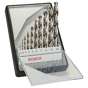 „Bosch“ tvirtas grąžtų rinkinys, 5 dalys, su „I-Rack“, gręžtuvu ir antgalių rinkiniu („i-BOXX 53“)