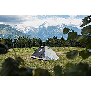 3-местная купольная палатка Coleman Darwin 3 (серый/салатовый, модель 2023 г.)