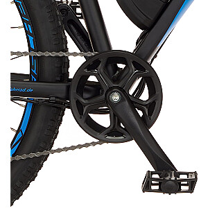 Велосипед FISCHER Montis 2.1 (2023 г.), Pedelec (черный/синий, 27,5 см, рама 48 см)