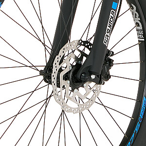 Велосипед FISCHER Montis 2.1 (2023 г.), Pedelec (черный/синий, 27,5 см, рама 48 см)