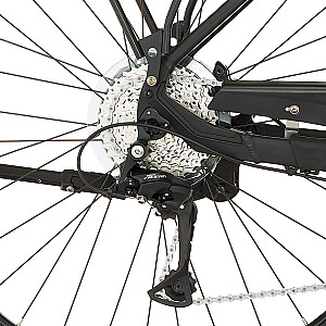 Велосипед FISCHER Viator 4.2i мужской (2023 г.), Pedelec (черный, 28см, рама 55 см)