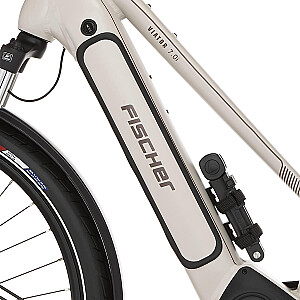 Велосипед FISCHER Viator 7.0i (2023), Pedelec (светло-серый, рама 28", 50 см)