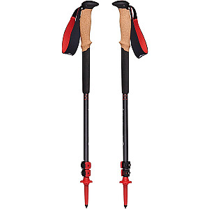 Трекинговые палки Black Diamond Pursuit M/L, фитнес-устройство (серый/красный, 1 пара, 110-125 см)