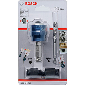 Bosch Power-Change 3/8 9,5 mm adapteris (juodas)
