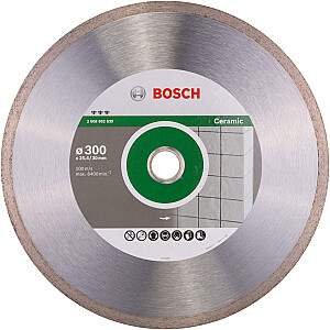 Deimantinis pjovimo diskas Bosch Best for Ceramic, 300 mm (skylės skersmuo 30 mm / 25,4 mm)