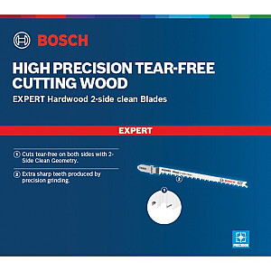 Полотно для лобзика Bosch Expert T 308 BO 'Wood 2-side clean' (25 шт.)
