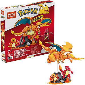 Mattel MEGA Pokémon Charmander Evolution Set Constructor