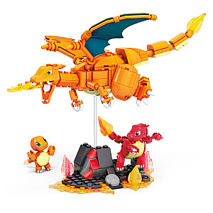 Mattel MEGA Pokémon Charmander Evolution Set Constructor