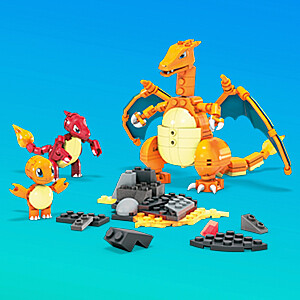 Mattel MEGA Pokémon Charmander Evolution Set Constructor