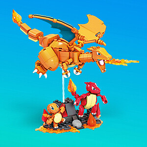 Mattel MEGA Pokémon Charmander Evolution Set Constructor