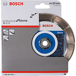 Deimantinis pjovimo diskas Bosch Standard for Stone, 125 mm (skersmuo 22,23 mm)