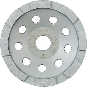 Алмазный тарельчатый круг Bosch Standard for Concrete, 125 мм, шлифовальный круг (диаметр 22,23 мм, для бетона и угловых шлифовальных машин)