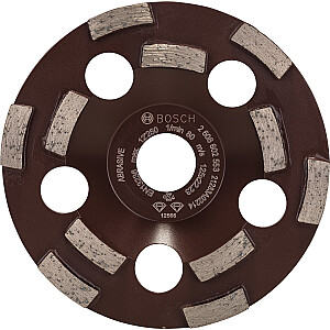 Алмазный тарельчатый круг Bosch Expert for Abrasive, 125 мм, шлифовальный круг (диаметр 22,23 мм, для бетона и угловых шлифовальных машин)