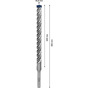 Smūginis grąžtas Bosch Expert SDS-plus-7X, 16 mm, 10 vnt (darbinis ilgis 200 mm)