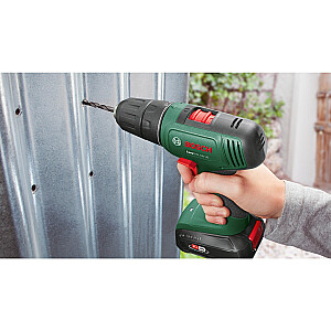 Akumuliatorinis gręžtuvas Bosch EasyDrill 18V-40 (žalia/juoda, 2x ličio jonų akumuliatorius 1,5 Ah, dėklas, POWER FOR ALL ALLIANCE)