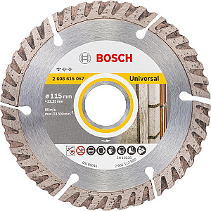 Deimantinis pjovimo diskas Bosch Standard for Universal, 115 mm (skersmuo 22,23 mm)