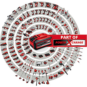 Набор аккумуляторных дрелей Einhell TE-CD 18/45 3X-Li +22, 18 В (красный/черный, литий-ионный аккумулятор 2,0 Ач, аксессуары из 22 предметов)