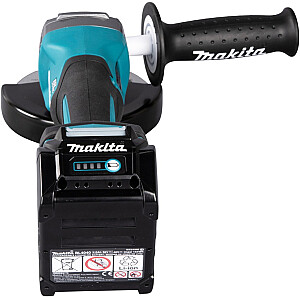 Аккумуляторная угловая шлифовальная машина Makita GA016GM201 XGT, 40 В (синий/черный, 2 литий-ионных аккумулятора XGT 4,0 Ач, MAKPAC размер 4)