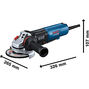 Угловая шлифовальная машина Bosch GWS 17-125 SB Professional (синий/черный, 1700 Вт)