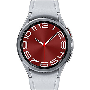 SAMSUNG Galaxy Watch6 Classic (R955), išmanusis laikrodis (sidabras, 43 mm, LTE)