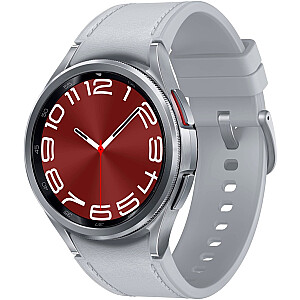 SAMSUNG Galaxy Watch6 Classic (R955), išmanusis laikrodis (sidabras, 43 mm, LTE)